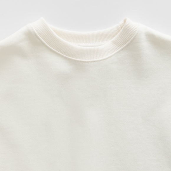 NWT Zara 8Y ecru sweatshirt - Picture 3 of 3